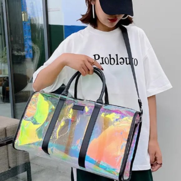 Iridescent Duffle Traveling/Weekend Bag - Picture 2 of 3